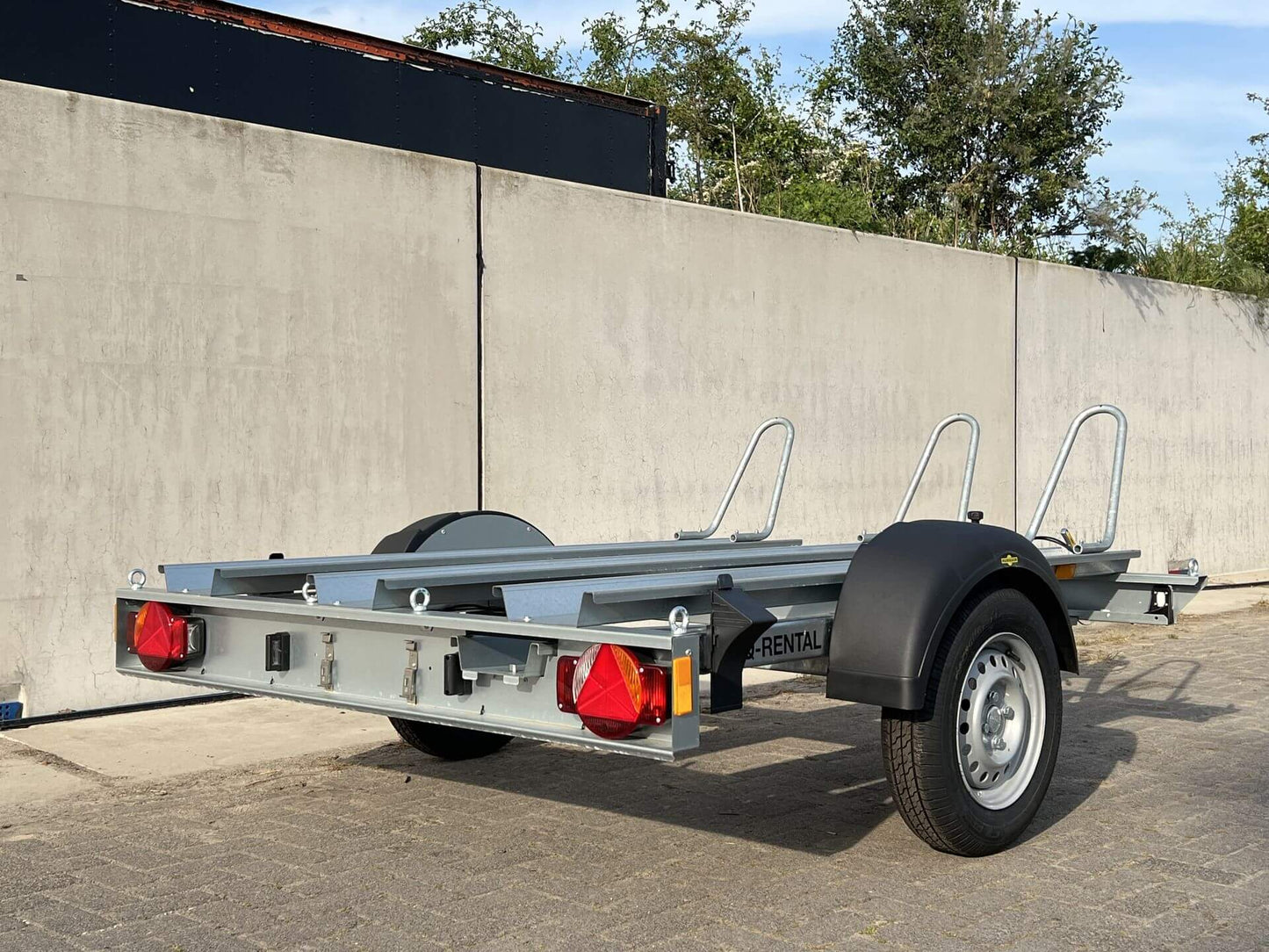 Motortrailer ongeremd