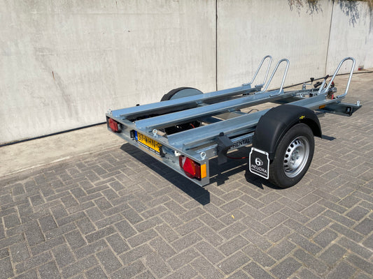 Motortrailer geremd