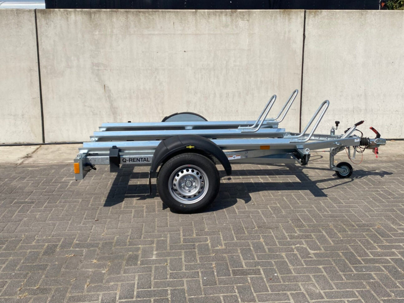 Motortrailer geremd