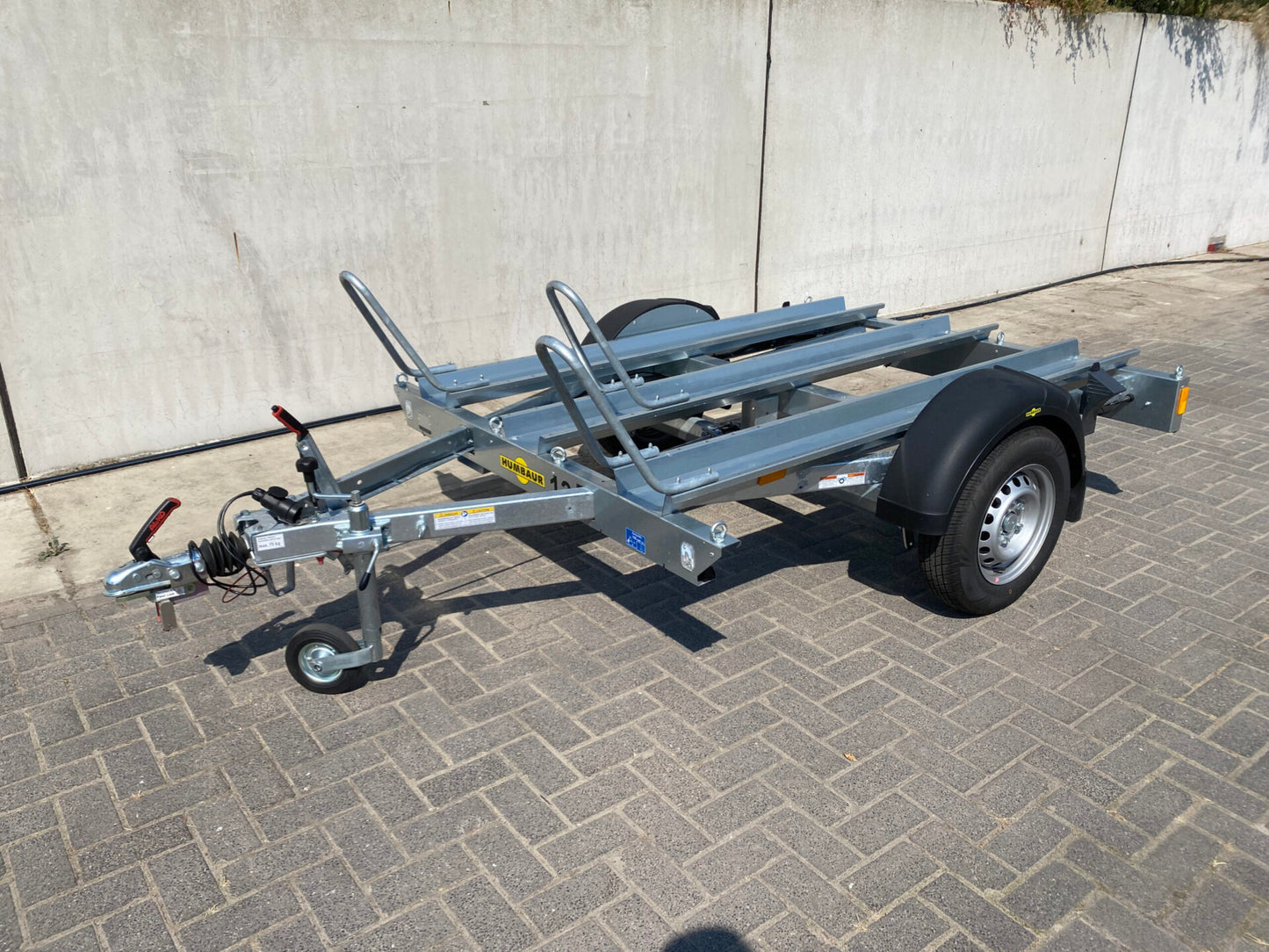 Motortrailer geremd