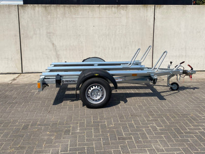 Motortrailer geremd