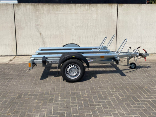 Motortrailer geremd