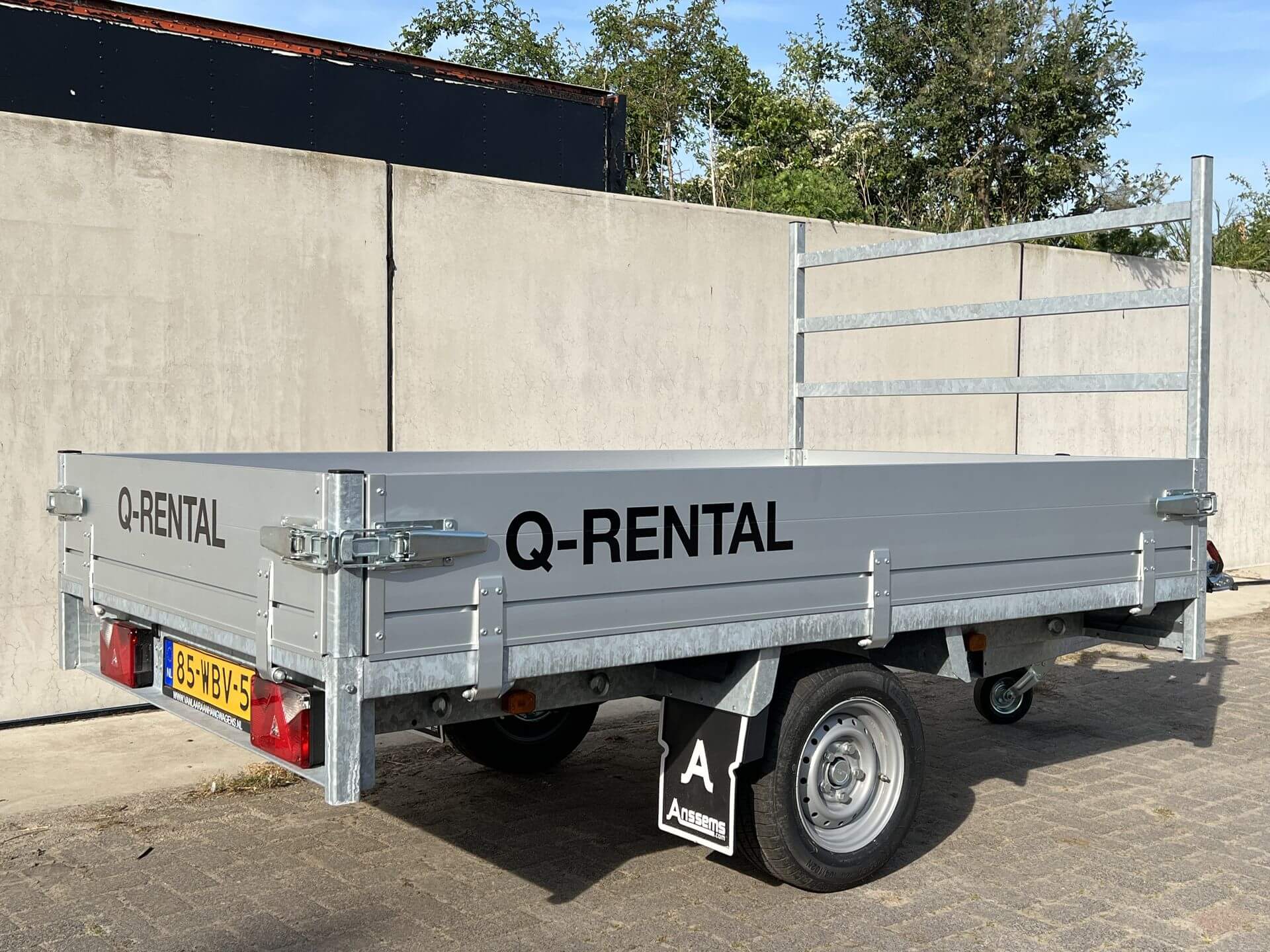 Plateauwagen Q-rental 5 Rosmalen 3